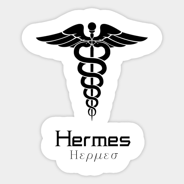 Minimalist Hermes Sticker by Artology06